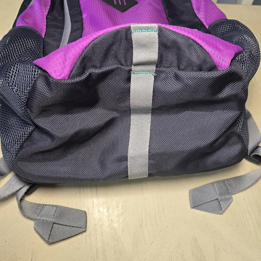 adidas UltraRIDE ClimaProof Backpack Purple Grey Daypack Hiking School Laptop - Picture 8 of 8